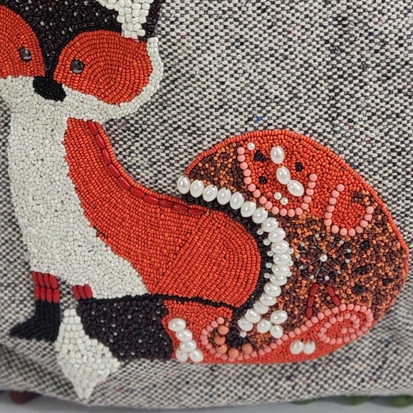 Embroidered Fox Tote Bag - Picture 5 of 6
